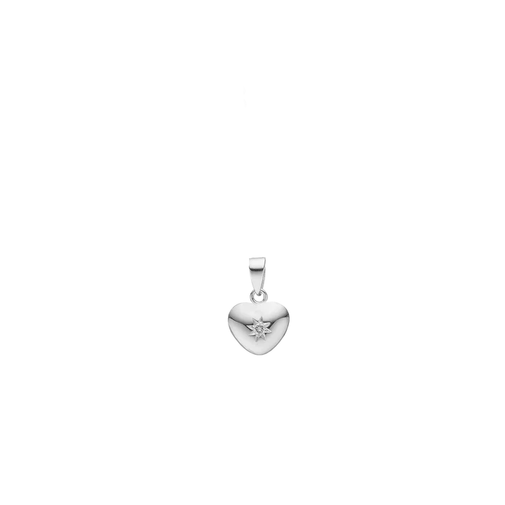 Essentials by Aagaard Heart Pendant, LGD, 9 x 11 mm — Vedhæng