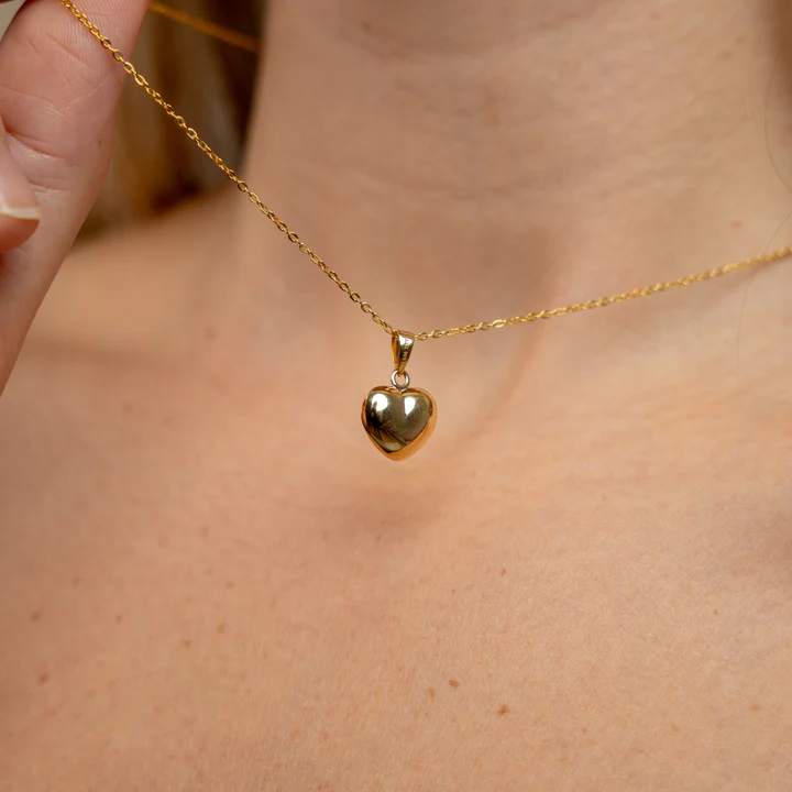 Essentials by Aagaard Heart Pendant, 11 x 13 mm, 14kt — Vedhæng