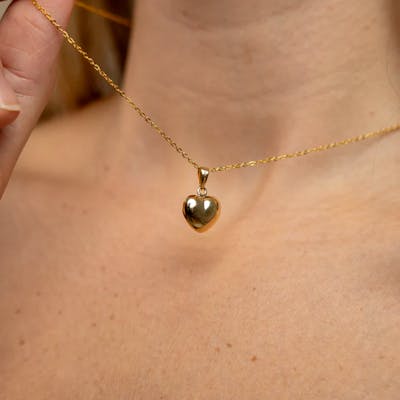 Essentials by Aagaard — Heart Pendant, 11 x 13 mm, 14kt Essentials by Aagaard Heart Pendant, 11 x 13 mm, 14kt — Wisiorek