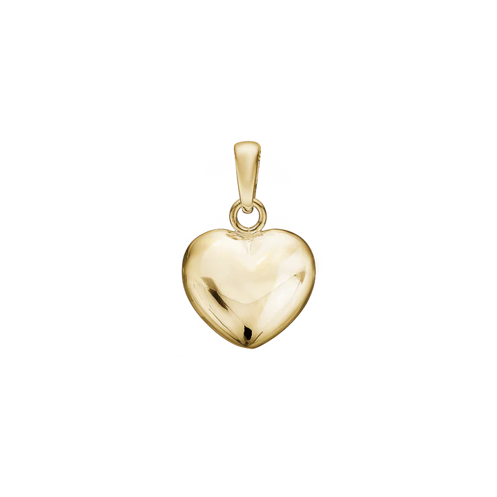 Essentials by Aagaard Heart Pendant, 15.5 x 16.5 mm, 8kt — Vedhæng