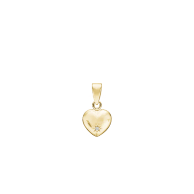 Essentials by Aagaard — Heart Pendant, Diamond, 8.5 x 9 mm, 14kt Essentials by Aagaard Heart Pendant, Diamond, 8.5 x 9 mm, 14kt — Wisiorek
