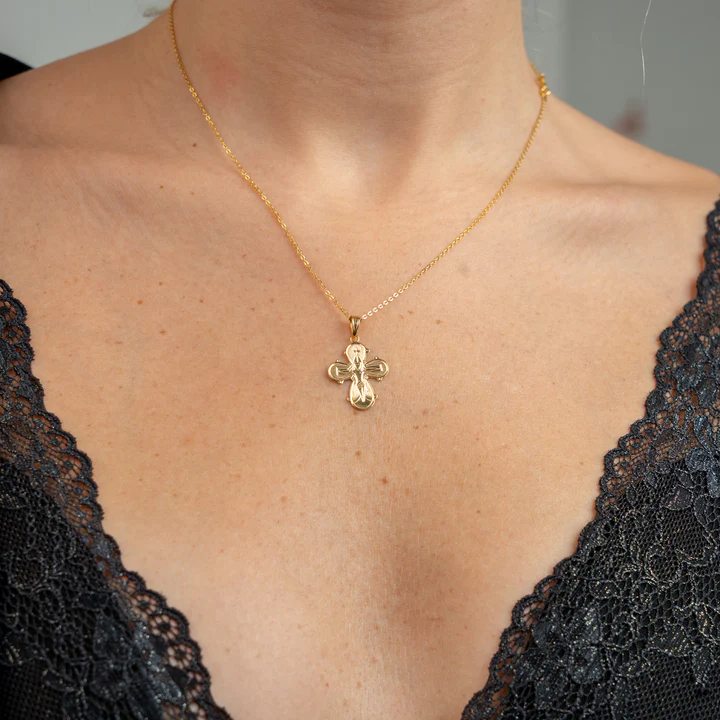 Essentials by Aagaard Dagmarkors Pendant, 17 x 20.5 mm, 8kt — Wisiorek