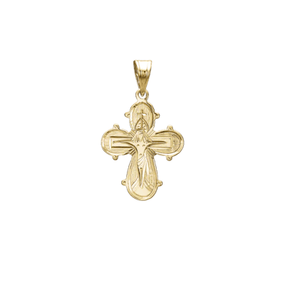 Essentials by Aagaard — Dagmarkors Pendant, Smooth Back, 17 x 20.5 mm, 14kt Essentials by Aagaard Dagmarkors Pendant, Smooth Back, 17 x 20.5 mm, 14kt — Wisiorek