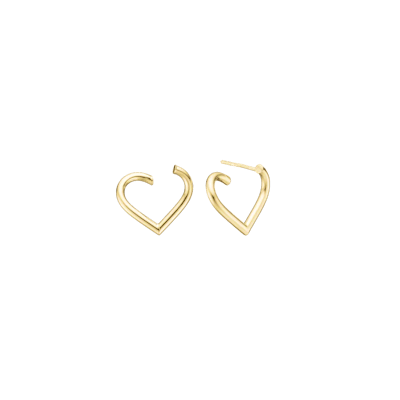 Essentials by Aagaard — Heart Stud Earrings, 15 x 17 mm Essentials by Aagaard Heart Stud Earrings, 15 x 17 mm — Earrings