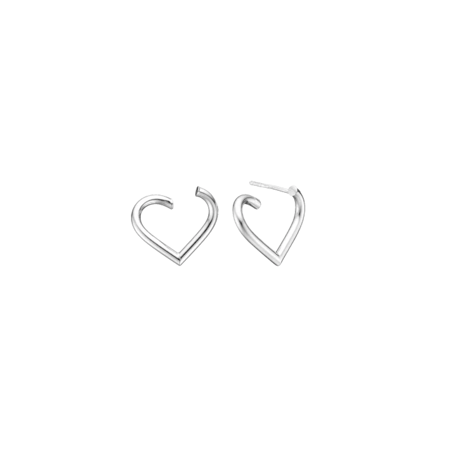 Essentials by Aagaard — Heart Stud Earrings, 15 x 17 mm Essentials by Aagaard Heart Stud Earrings, 15 x 17 mm — Øreringe