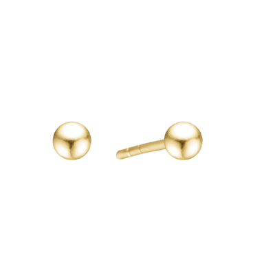 Essentials by Aagaard — Ball Stud Earrings, 4 mm Essentials by Aagaard Ball Stud Earrings, 4 mm — Earrings