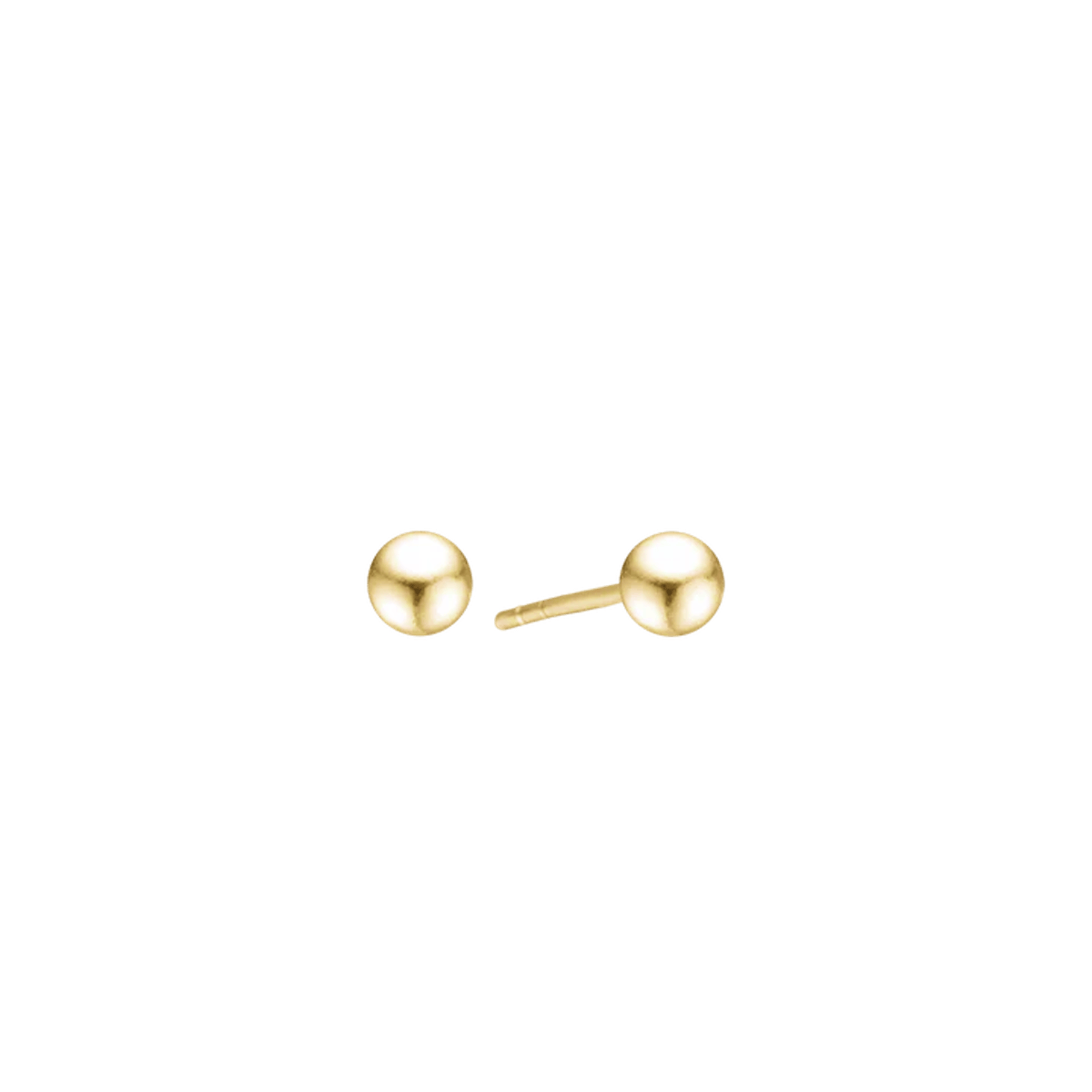 Essentials by Aagaard — Ball Stud Earrings, 6 mm, 14kt Essentials by Aagaard Ball Stud Earrings, 6 mm, 14kt — Oorbel