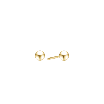 Essentials by Aagaard — Ball Stud Earrings, 6 mm, 14kt Essentials by Aagaard Ball Stud Earrings, 6 mm, 14kt — Korvakorut