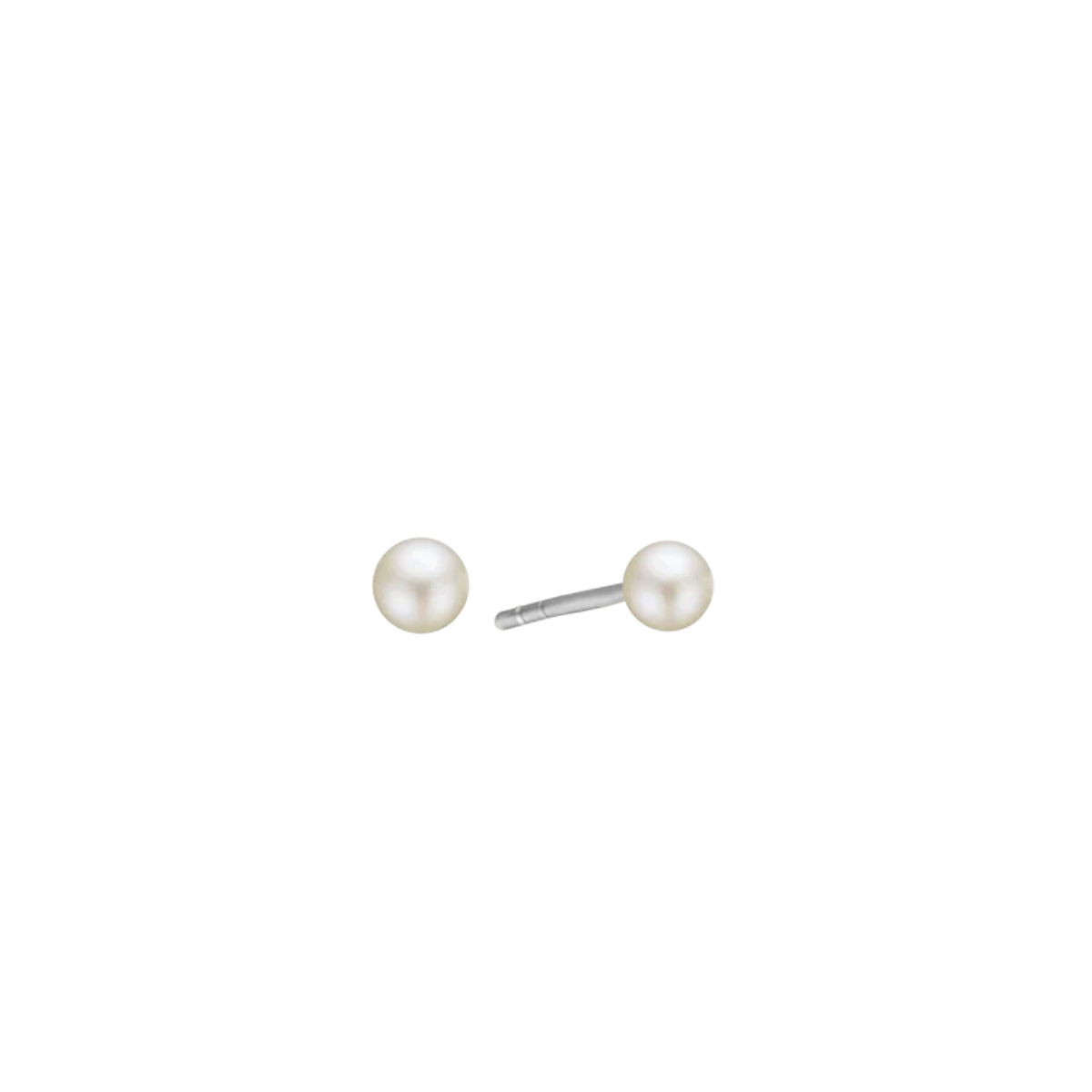 Essentials by Aagaard — Freshwater Pearl Stud Earrings, 5 mm Essentials by Aagaard Freshwater Pearl Stud Earrings, 5 mm — Øreringer