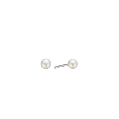 Essentials by Aagaard — Freshwater Pearl Stud Earrings, 5 mm Essentials by Aagaard Freshwater Pearl Stud Earrings, 5 mm — Kolczyk