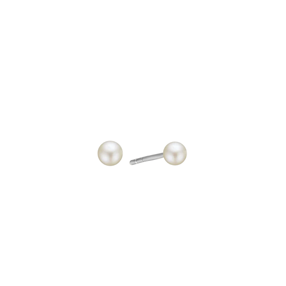 Essentials by Aagaard — Freshwater Pearl Stud Earrings, 5 mm Essentials by Aagaard Freshwater Pearl Stud Earrings, 5 mm — Ohrringe