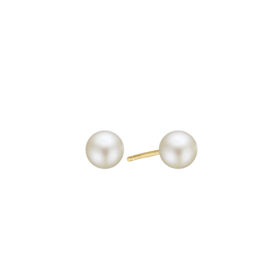 Essentials by Aagaard — Freshwater Pearl Stud Earrings, 8 mm, 14kt Essentials by Aagaard Freshwater Pearl Stud Earrings, 8 mm, 14kt — Øreringe