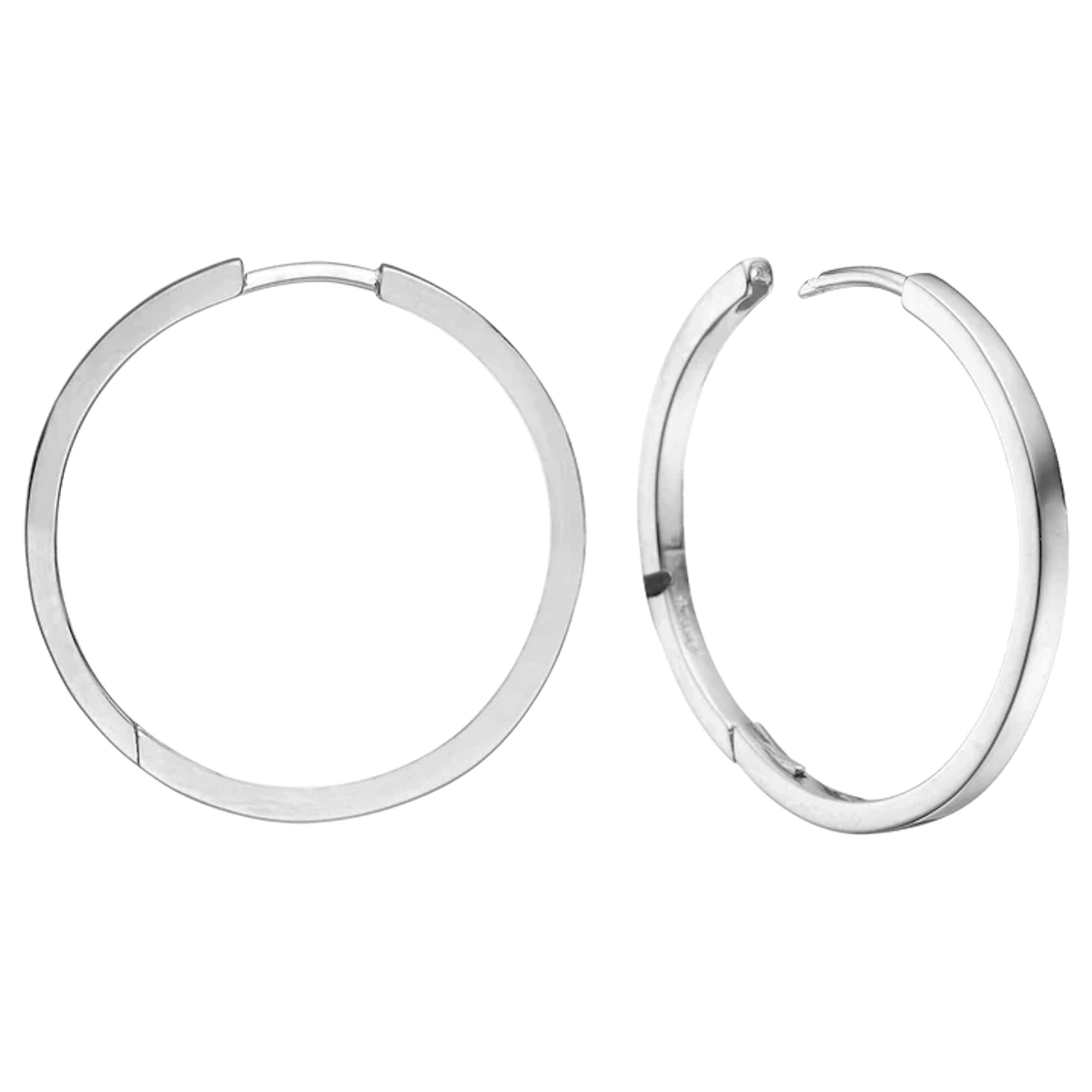 Essentials by Aagaard — Creoles, 2 x 32 mm Essentials by Aagaard Creoles, 2 x 32 mm — Kolczyk