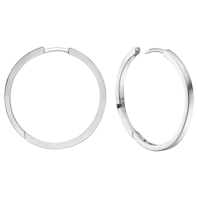 Essentials by Aagaard — Creoles, 2 x 32 mm Essentials by Aagaard Creoles, 2 x 32 mm — Oorbel