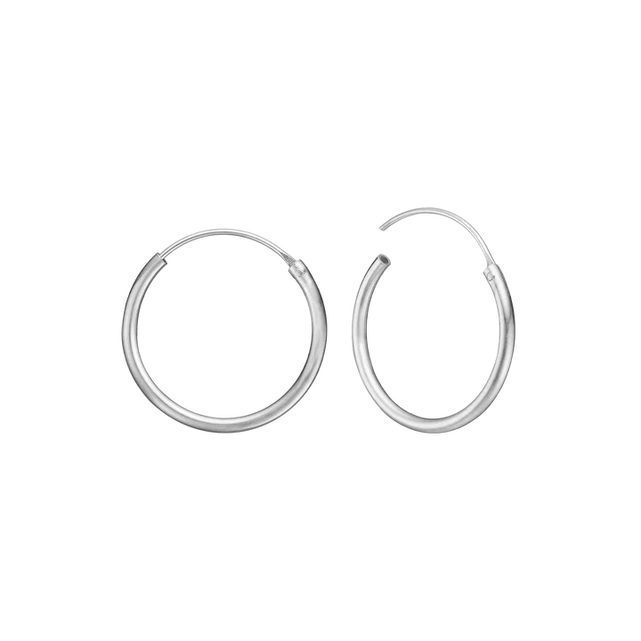 Essentials by Aagaard Creoles, 1.5 x 19 mm — Kolczyk