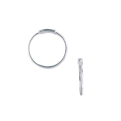 Essentials by Aagaard — Creoles, 1 x 17.5 mm Essentials by Aagaard Creoles, 1 x 17.5 mm — Earrings