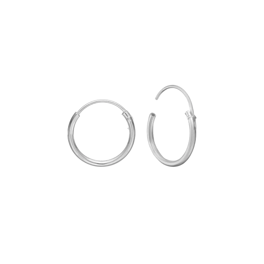Essentials by Aagaard — Creoles, 1.2 x 15 mm Essentials by Aagaard Creoles, 1.2 x 15 mm — Øreringer