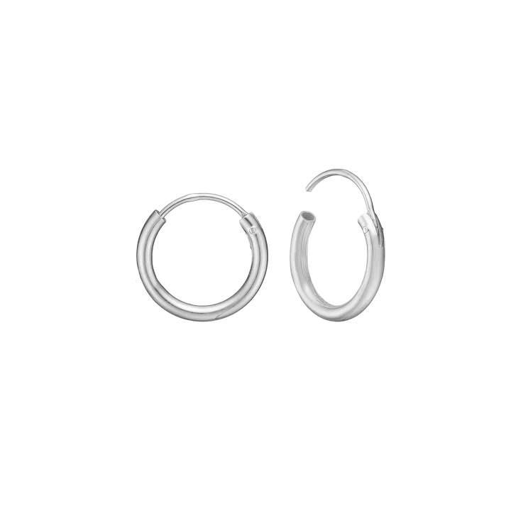 Essentials by Aagaard Creoles, 2 x 14 mm — Kolczyk