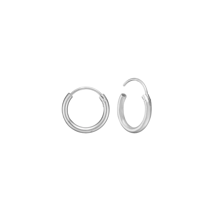 Essentials by Aagaard Creoles, 2 x 12 mm — Kolczyk