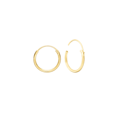 Essentials by Aagaard — Creoles, 1.2 x 12 mm Essentials by Aagaard Creoles, 1.2 x 12 mm — Earrings
