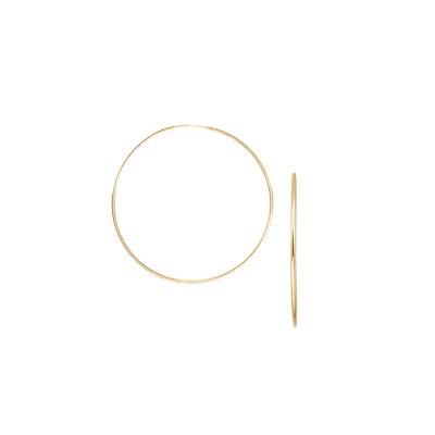Essentials by Aagaard — Creoles, 1.8 x 20 mm, 8kt Essentials by Aagaard Creoles, 1.8 x 20 mm, 8kt — Øreringe