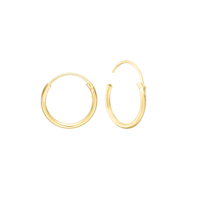 Essentials by Aagaard — Creoles, 1.2 x 14 mm Essentials by Aagaard Creoles, 1.2 x 14 mm — Earrings