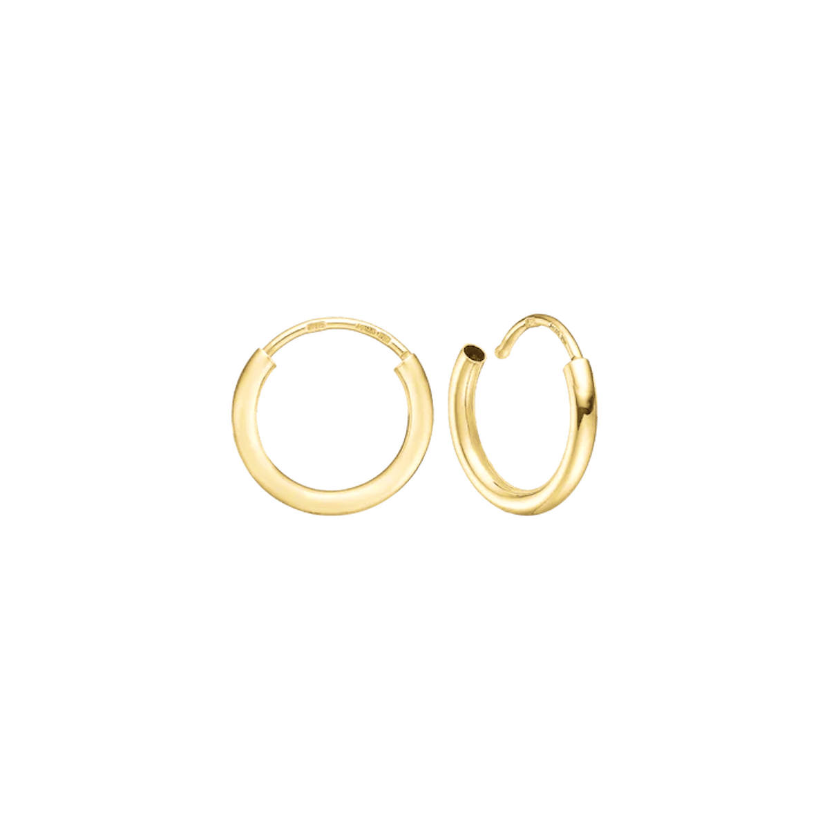 Essentials by Aagaard — Creoles, 1.8 x 13 mm, 14kt Essentials by Aagaard Creoles, 1.8 x 13 mm, 14kt — Earrings
