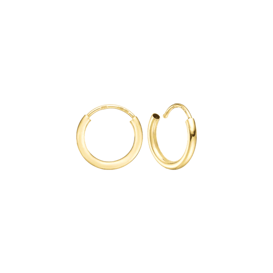 Essentials by Aagaard — Creoles, 1.8 x 13 mm, 14kt Essentials by Aagaard Creoles, 1.8 x 13 mm, 14kt — Øreringe
