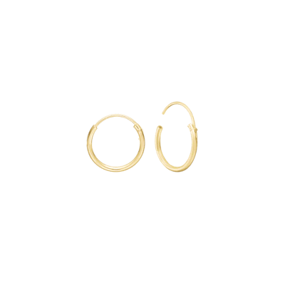 Essentials by Aagaard — Creoles, 1.2 x 10.5 mm, 14kt Essentials by Aagaard Creoles, 1.2 x 10.5 mm, 14kt — Earrings