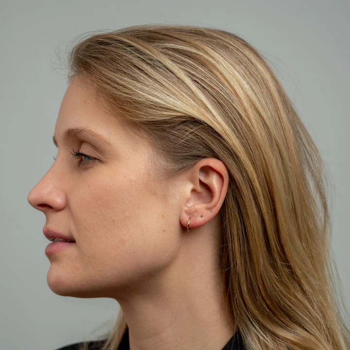 Essentials by Aagaard Creoles, 1.2 x 10.5 mm, 14kt — Kolczyk