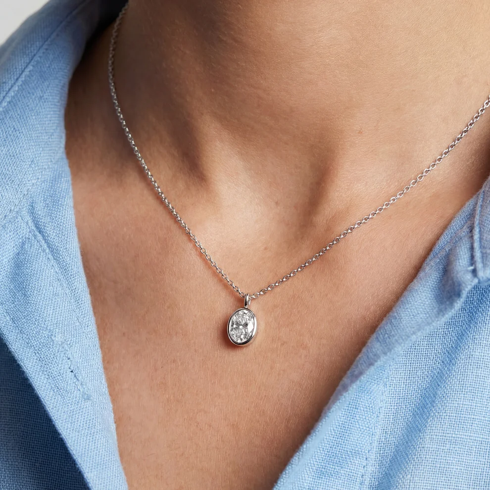 Sif Jakobs Jewellery Sardinien Ovale Necklace — Halsketting