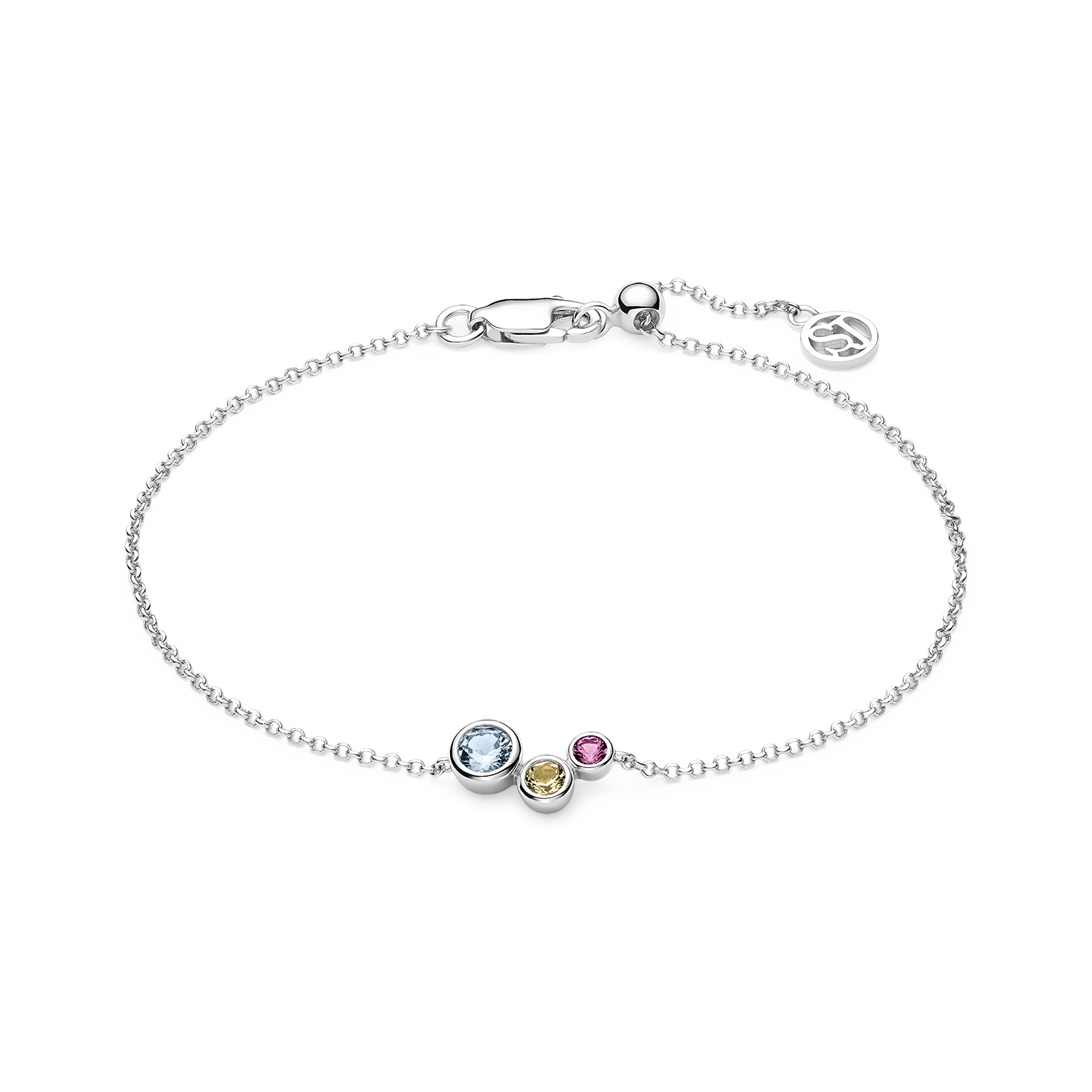 Zilvere kleur, Blauw, Roze, Geel