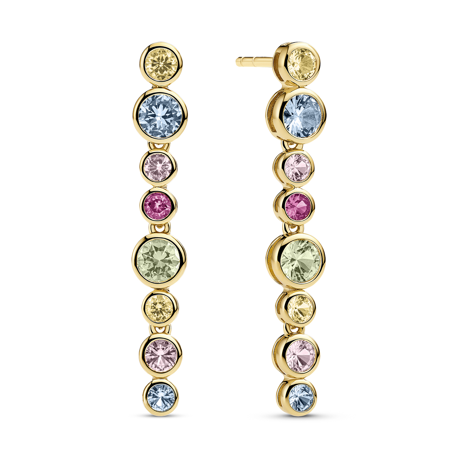 Sif Jakobs Jewellery Sardinien Lungo Piccolo Earrings — Oorbel