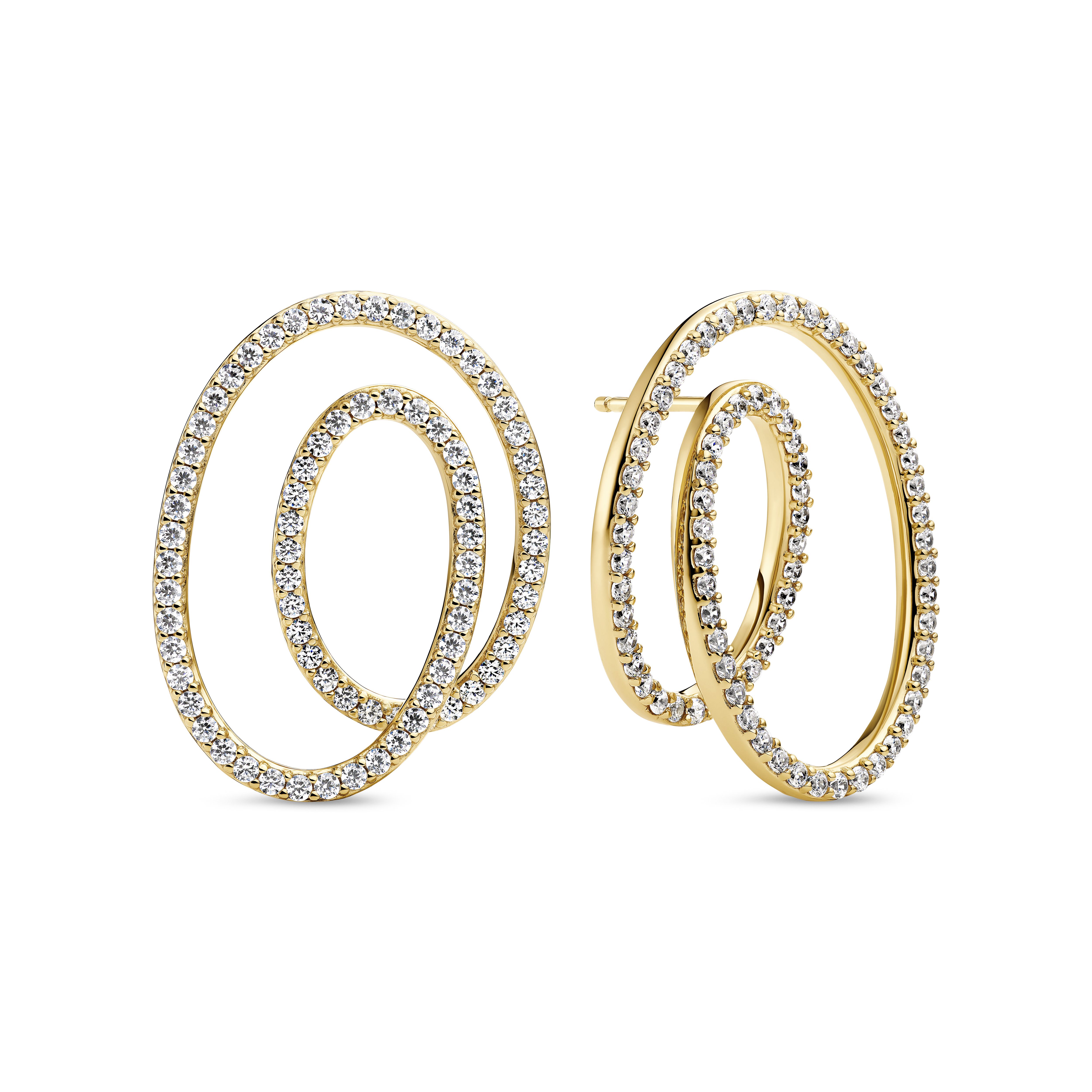 Sif Jakobs Jewellery Spirale Due Grande Earrings — Oorbel