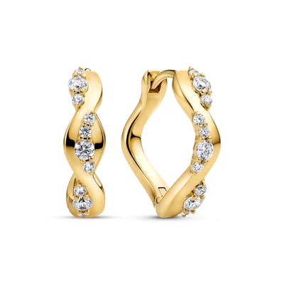 Sif Jakobs Jewellery — Ellera Waves Altro Creolo Earrings Sif Jakobs Jewellery Ellera Waves Altro Creolo Earrings — Ohrringe