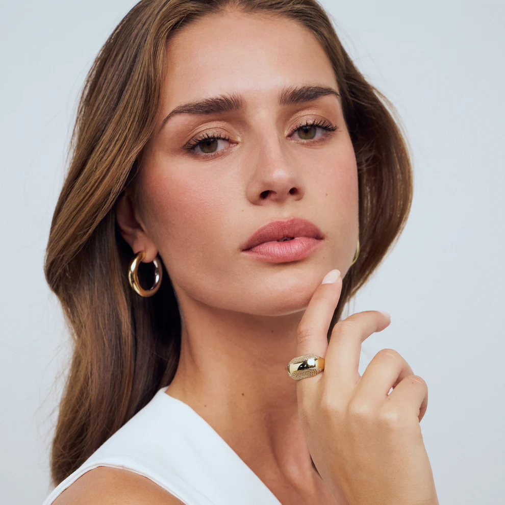 Sif Jakobs Jewellery Carrara Pianura X-grande Earrings — Boucle d'oreille