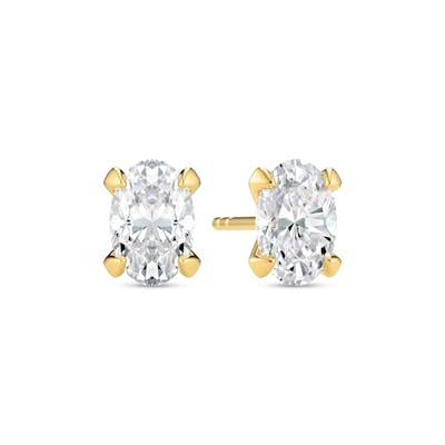 Sif Jakobs Diamond — Grace Ovale Earrings 1.00 ct Sif Jakobs Diamond Grace Ovale Earrings 1.00 ct — Korvakorut