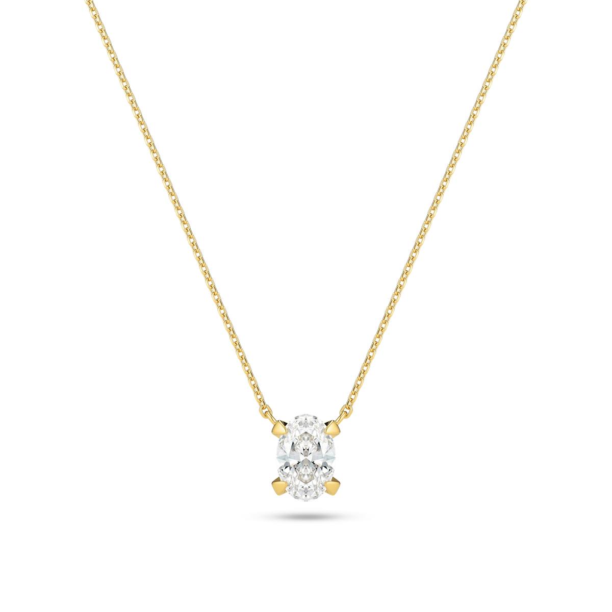 Sif Jakobs Diamond — Grace Ovale Necklace 0.75 ct Sif Jakobs Diamond Grace Ovale Necklace 0.75 ct — Náhrdelník