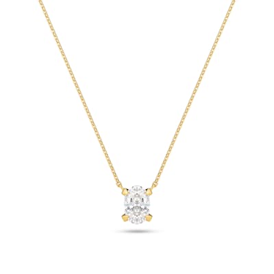 Sif Jakobs Diamond — Grace Ovale Necklace 0.75 ct Sif Jakobs Diamond Grace Ovale Necklace 0.75 ct — Kaulakoru