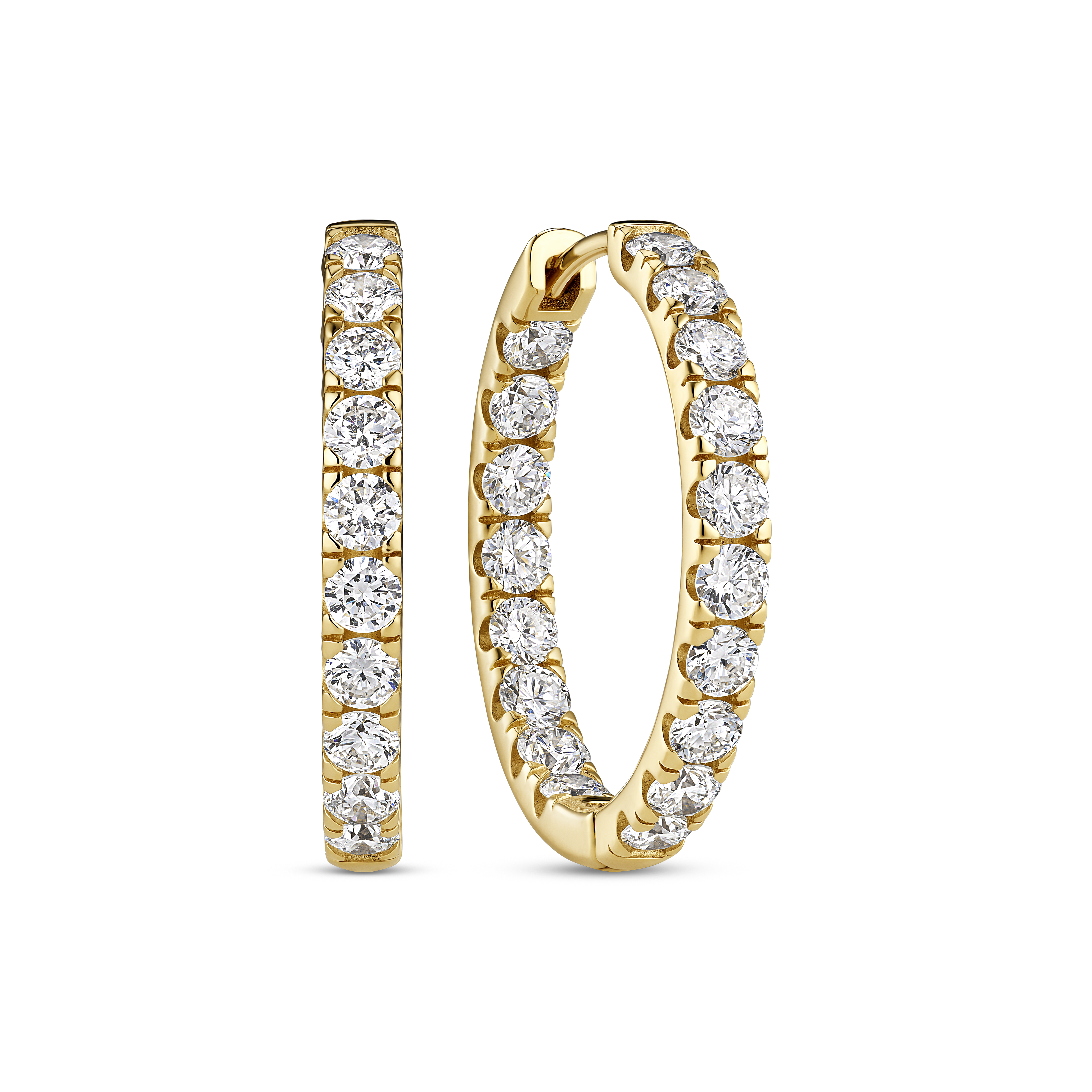 Sif Jakobs Diamond Alba Eternity Earrings 2.16 ct — Earrings