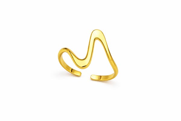 Ayo Copenhagen — Luna Wave Ring Ayo Copenhagen Luna Wave Ring — Ringer