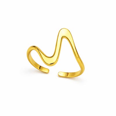 Ayo Copenhagen — Luna Wave Ring Ayo Copenhagen Luna Wave Ring — Bagues