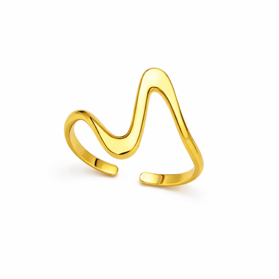 Ayo Copenhagen — Luna Wave Ring Ayo Copenhagen Luna Wave Ring — Ring