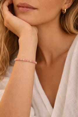 Ayo Copenhagen — Luna Beads Bracelet Pink Ayo Copenhagen Luna Beads Bracelet Pink — Armbånd