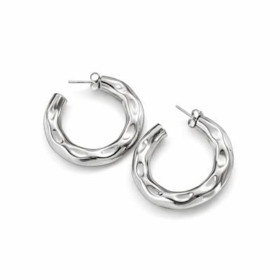 Ayo Copenhagen — Selene Texture Hoops Ayo Copenhagen Selene Texture Hoops — Earrings