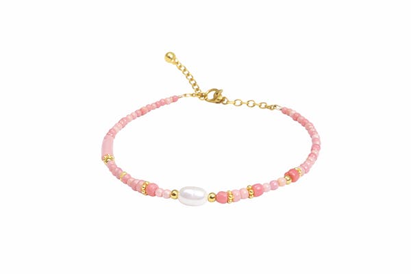 Ayo Copenhagen — Mira Pearl Bracelet Rosé Ayo Copenhagen Mira Pearl Bracelet Rosé — Armbånd