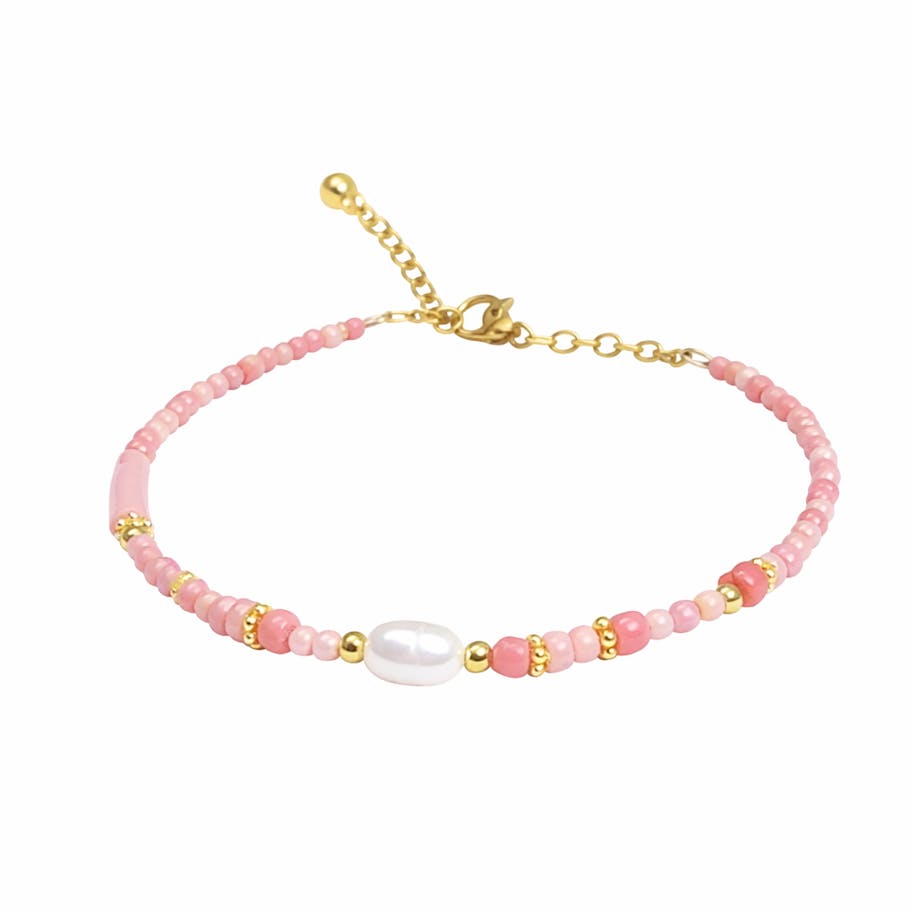 Ayo Copenhagen — Mira Pearl Bracelet Rosé Ayo Copenhagen Mira Pearl Bracelet Rosé — Armband
