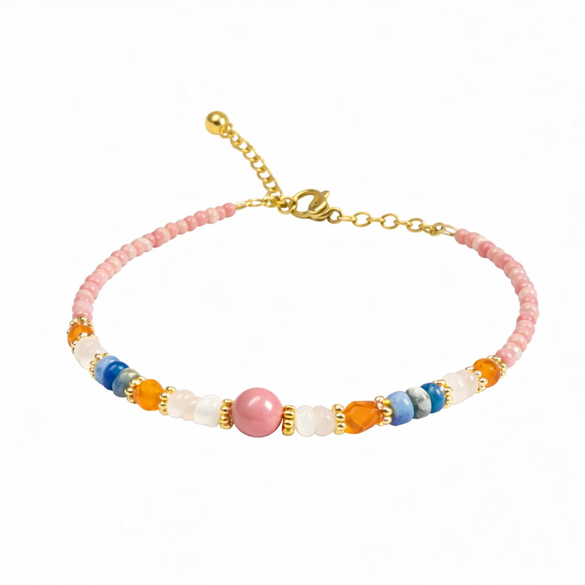 Ayo Copenhagen — Mira Stone Bracelet Sunset Mix Ayo Copenhagen Mira Stone Bracelet Sunset Mix — Ranneke