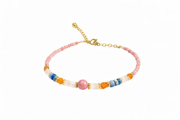 Ayo Copenhagen — Mira Stone Bracelet Sunset Mix Ayo Copenhagen Mira Stone Bracelet Sunset Mix — Armbånd