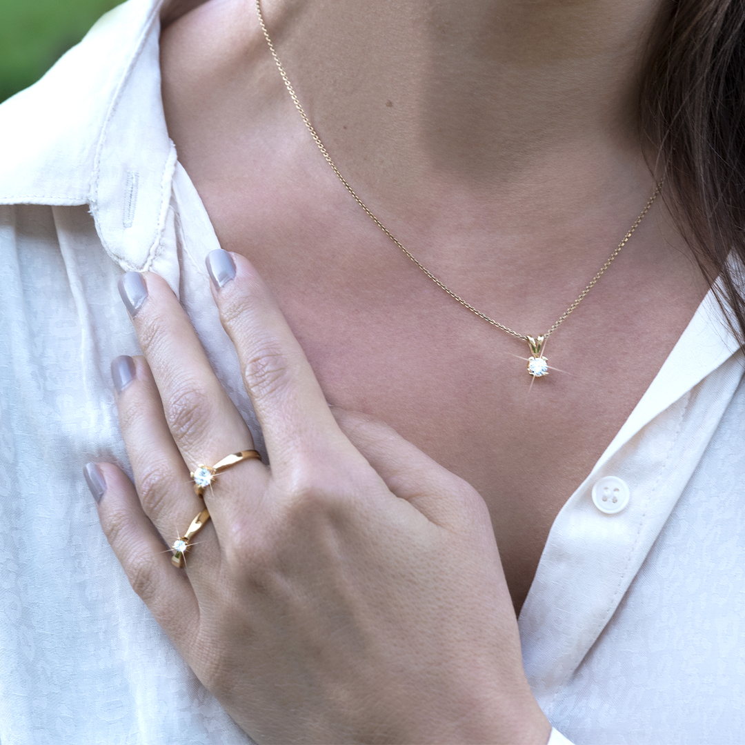 Eternity Diamond By Aagaard Eternity Pendant With 0.20ct W/SI Diamond 4c — Riipus